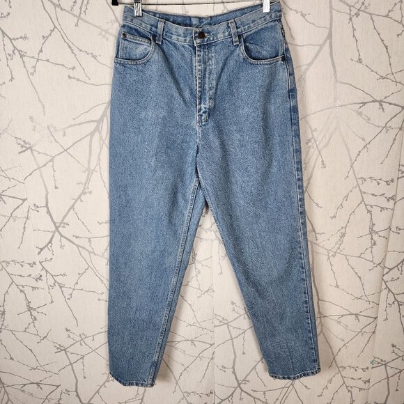 Mark's Wearhouse VTG Light Wash High Rise Relaxed Fit Tapered Jeans - Picture 1 of 7